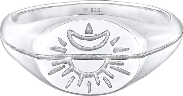 Produktbild Elli Halbmond, Siegelring, Sonne (54, 925 Silber)