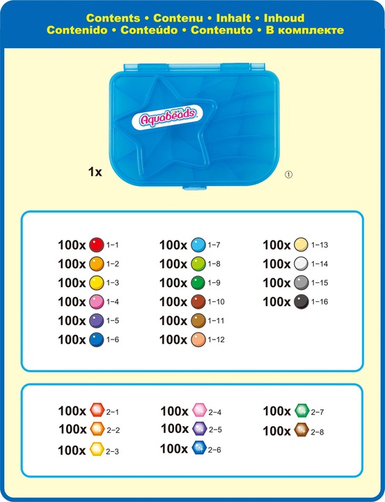 Actual product image Aquabeads Maxi refill box