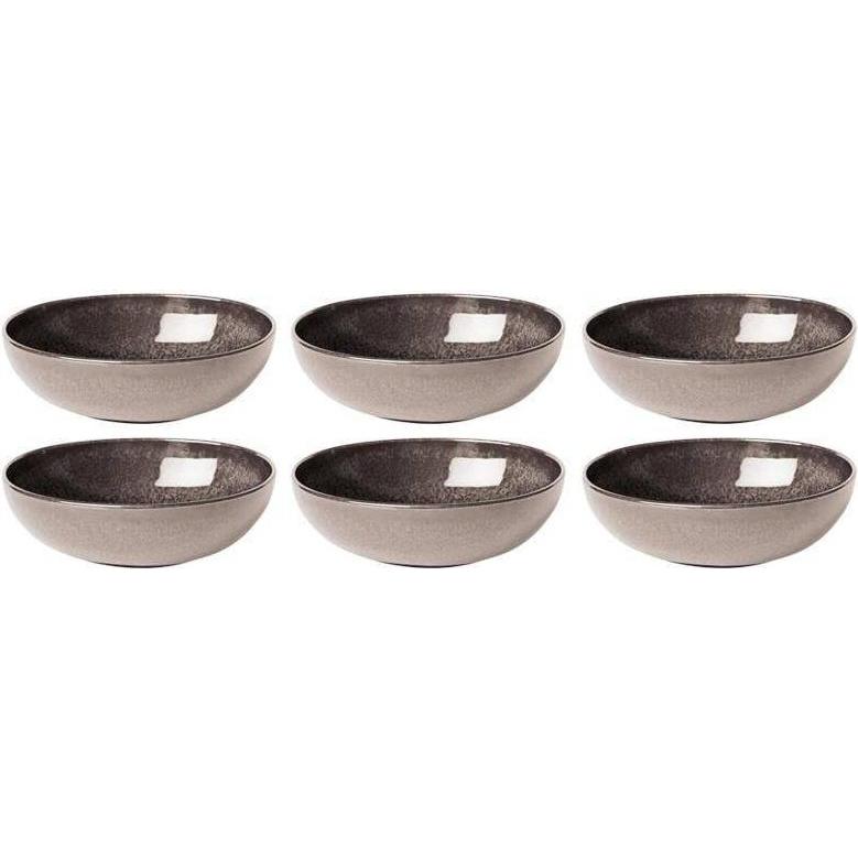Villeroy & Boch Schale Lave 6 Stück, Beige, Schüssel + Schale, Beige