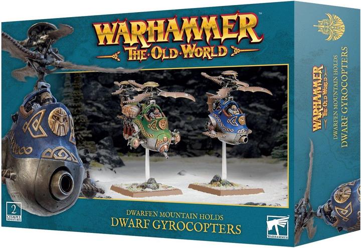 Produktbild Games Workshop Warhammer ToW - Dwarfen Mountain Holds Gyrocopteres & Gyrobombardiers (Kunststoff)