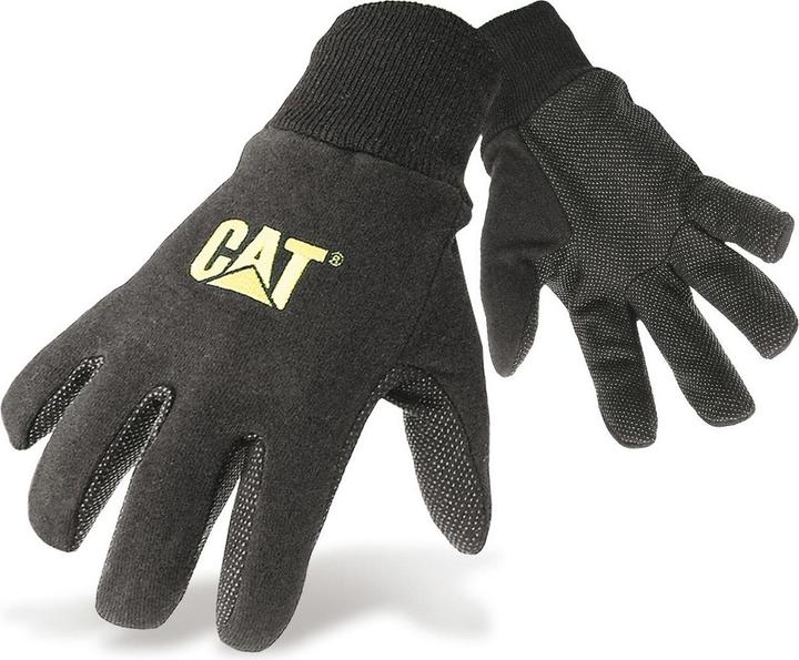 Actual product image Cat 15400 PVC work gloves with micro studs (L)