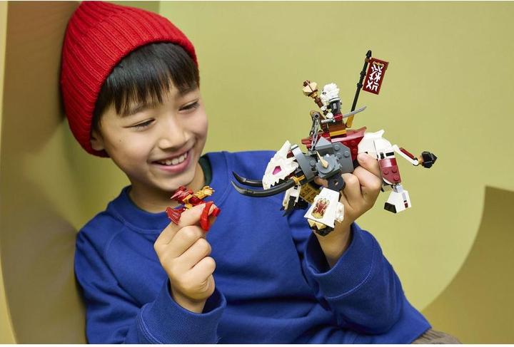 Actual product image LEGO Zilvar auf seinem Drachentier Grimtak (71863, LEGO Ninjago)