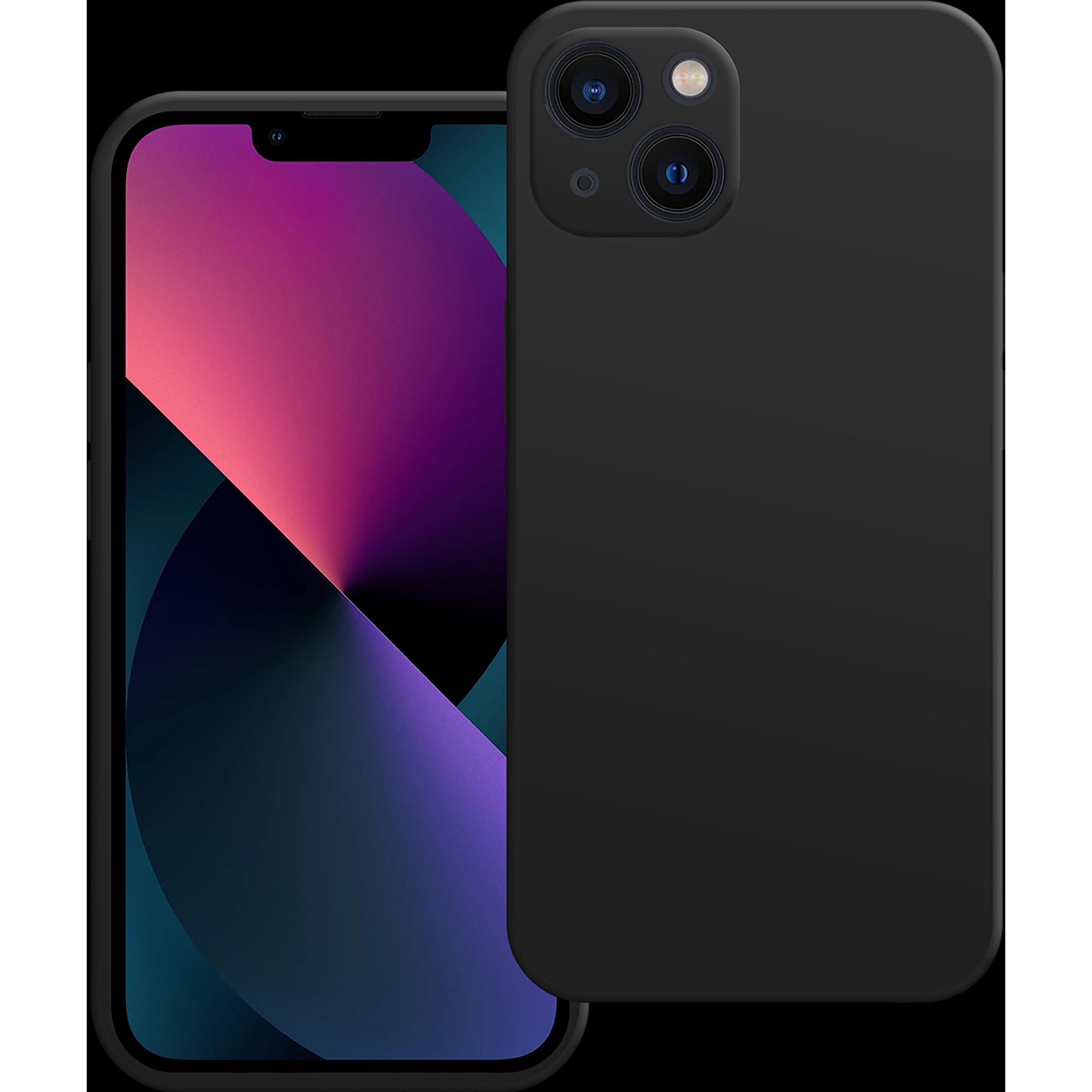 Thumbnail - Cazy Silikon Hülle Kompatibel mit iPhone 13 - Soft TPU Schutz - (Apple iPhone 13), Smartphone Hülle, Schwarz