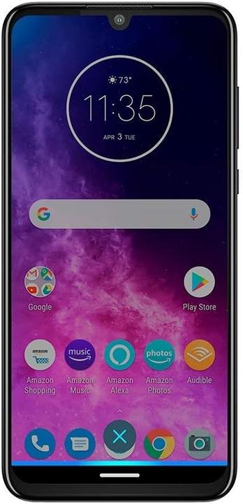 Produktbild Motorola one Zoom (6.4 Zoll) Dual-SIM Android 9.0 USB Typ-C Violett (128 GB, Cosmic Purple, 6.40", Dual SIM, 4G)