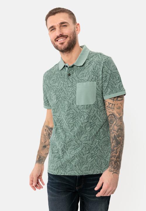 Immagine prodotto Camel Active Polo in piqué di puro cotone con stampa floreale all-over (S)
