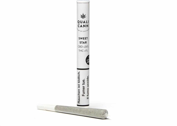 Immagine prodotto Qualicann Sweet Star Pre-Rolls • CBD Joints Indoor (0.90 g, Interno)