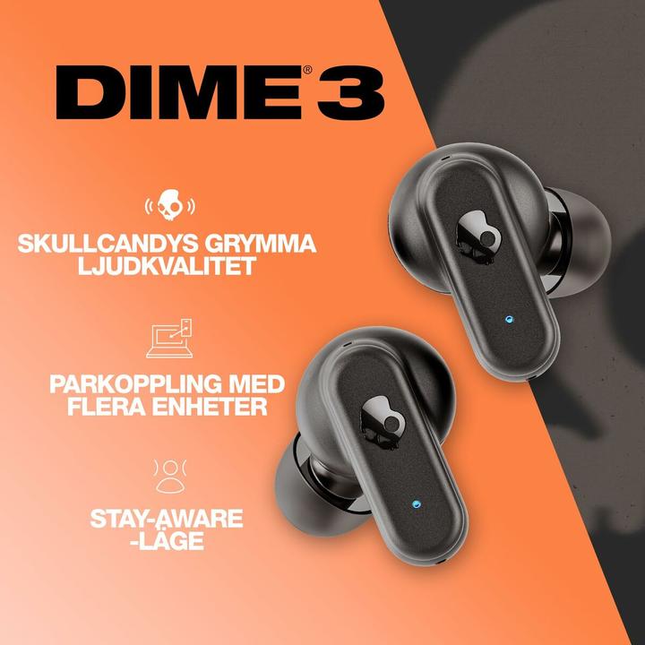 Image du produit Skullcandy Dime 3 (Pas de réduction du bruit, 8 h, Sans fil)