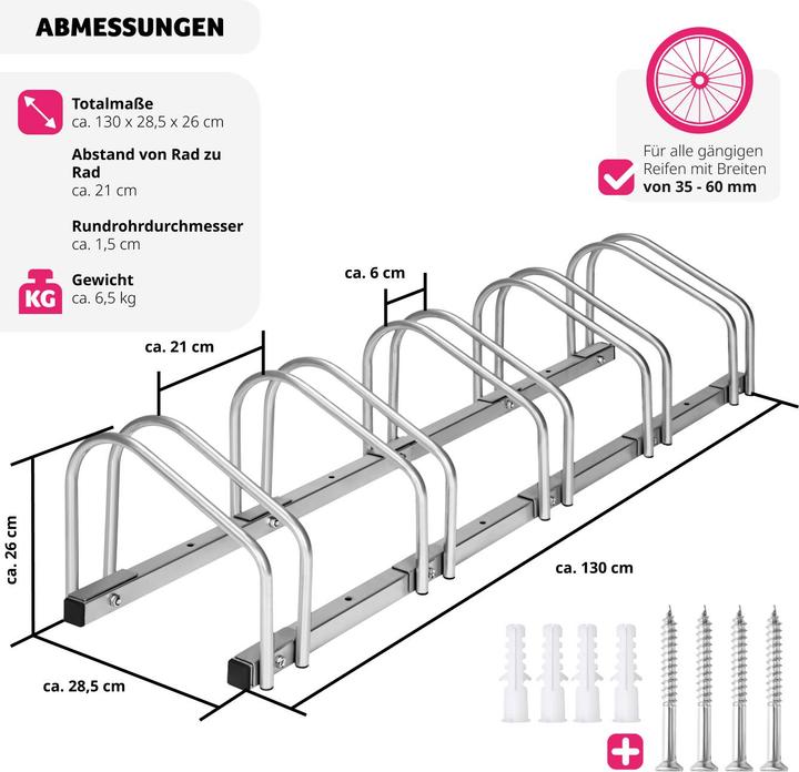 Actual product image tectake Bicycle stand
