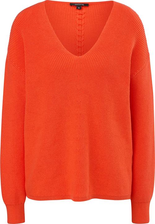 Produktbild Comma Strickpullover Strickpullover mit Muster-Detail (34)