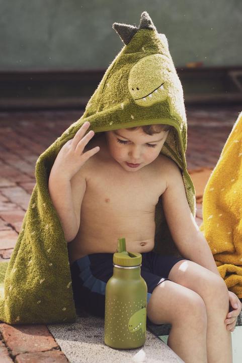 Actual product image Trixie Baby HOODED TOWEL | 70X130CM - MR. DINO