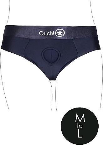 Image du produit Ouch! Vibrating Strap-on Thong - Removable Straps - M/L (L, M)