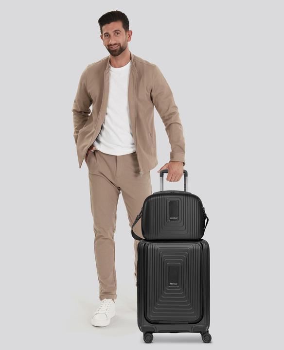 Actual product image Redolz Essentials 14 Bundle Cabin trolley with stretch fold & laptop compartment + beauty case 2 pcs. (59 l)