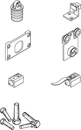 Image du produit HAWA Garniture de porte coulissante combino