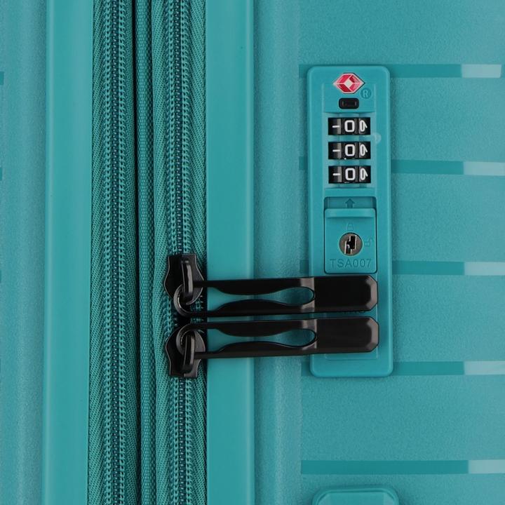 Image du produit D&N Travel Line 4500 Ensemble de valises à 4 roulettes 3 pièces avec soufflet extensible (205 l)
