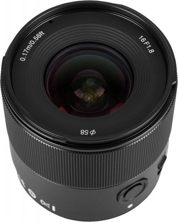 Immagine prodotto Yongnuo YN 16 mm f/1.8 DA DSM Sony E (Sony E, APS-C / DX)