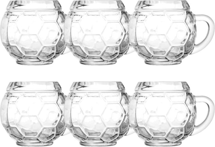 Actual product image Ich-zapfe Beer glass set of 6, football beer mug - 0.3 litres (0.30 l, 6 x)