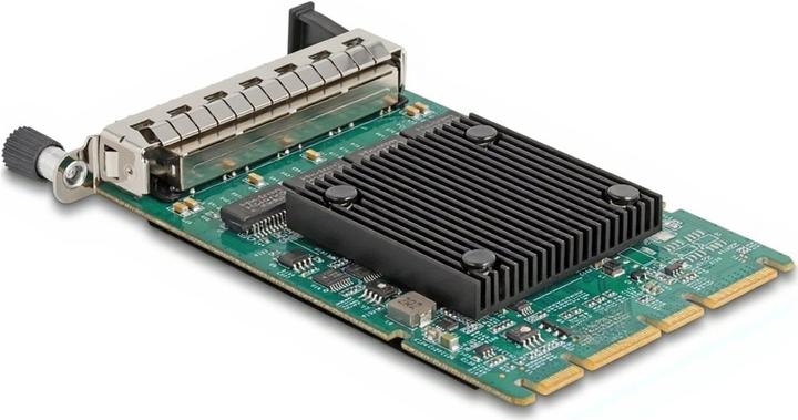 Actual product image Delock OCP 3.0 card to 4 x RJ45 Gigabit LAN (Ethernet)