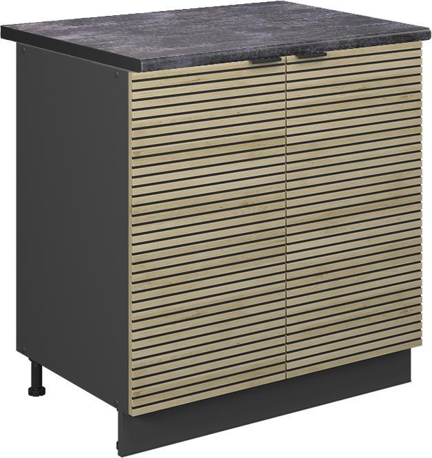 Anthrazit, Eiche Paneel