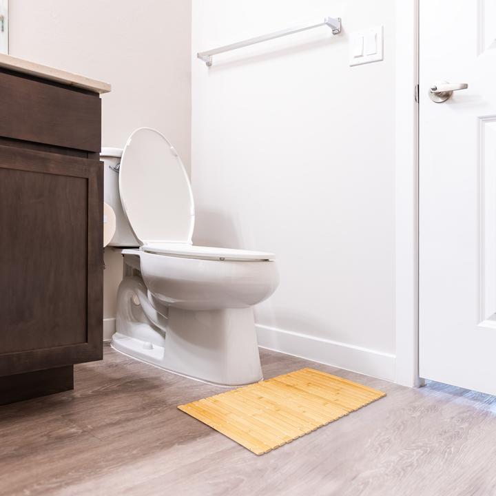 Productafbeelding Relaxdays Tappeto-in-bambù da-bagno (60 x 40 x 1 cm)