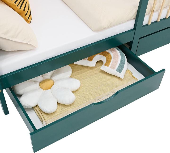 Produktbild Homestyle4u Kinderbett mit Matratze (90 x 200 cm)