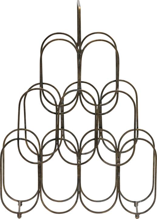 Actual product image BePureHome Wine rack Feast Metal Antique Brass