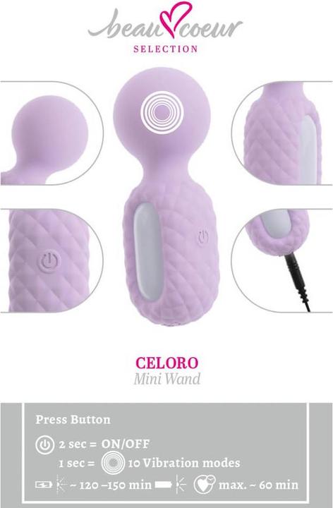 Actual product image Beau Coeur CELORO Mini Wand