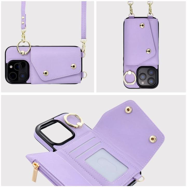 Actual product image OEM Other goods Wallet Case WONDER for IPHONE 14 lilac (Apple iPhone 14)
