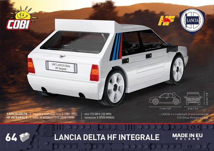 Image du produit Cobi Youngtimer 1987 Lancia Delta Intergrale