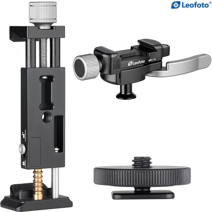Actual product image Leofoto FA-01+MBC-18+PC-90II Multipurpose Clamp Kit (Spherical head)