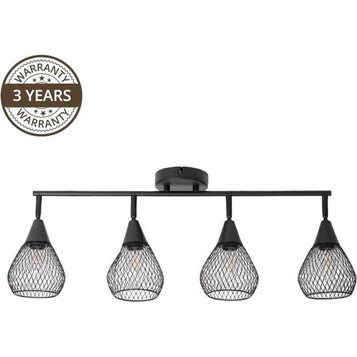 Domoletti, Applique + Plafoniera, LAMPADA SPOT BISTRO MB51166-4 4X40W E14 (E14)