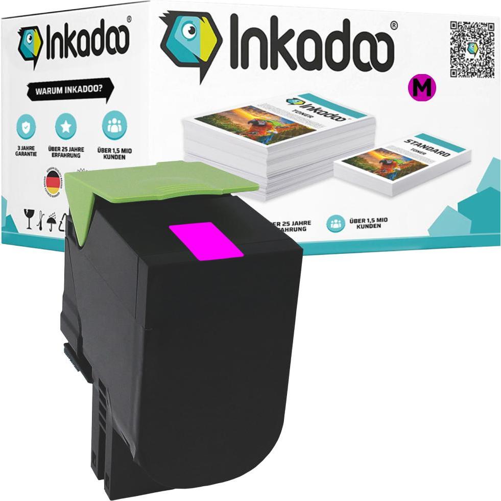 Inkadoo, Toner, Toner kompatibel mit Lexmark C2320Y0 Toner