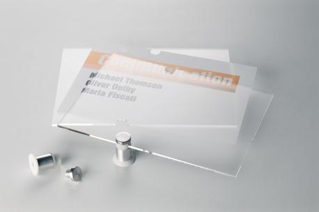 Actual product image Durable Door sign CRYSTAL SIGN