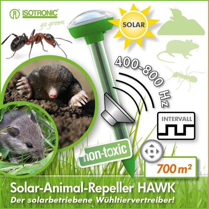 Actual product image Isotronic Solar Vole Free - Vibration against Mole Mouse Ant