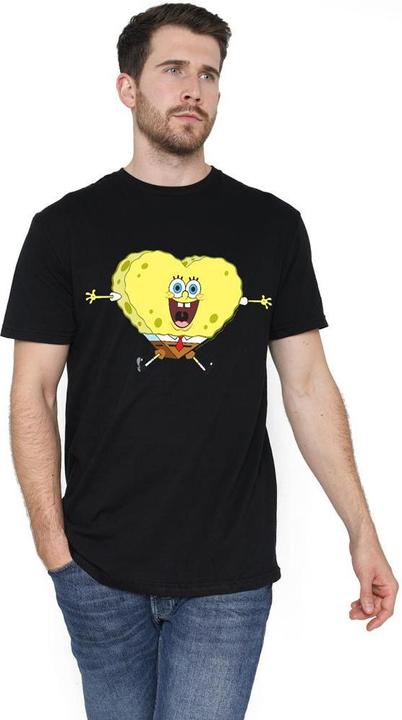 Image du produit Spongebob Squarepants - T-shirt HEART-SHAPED - Homme (4XL)