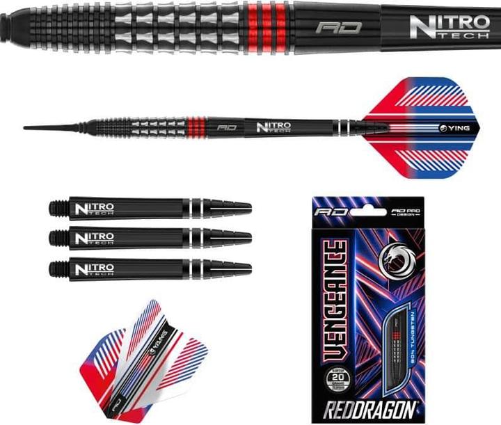 Immagine prodotto Red Dragon Punta morbida rossa Vengeance (20 g)