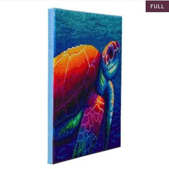 Immagine prodotto Craft Buddy Tartaruga Arcobaleno, Kit artistico in cristallo 30x30cm RACHEL FROUD