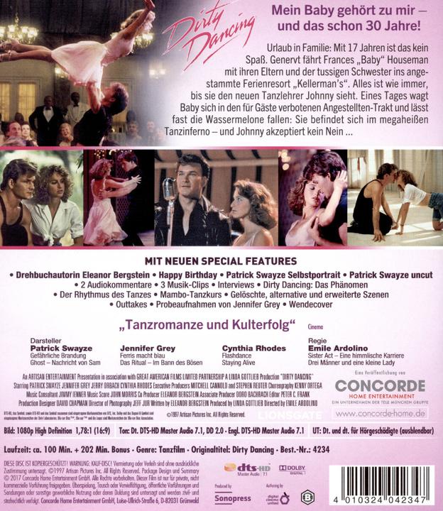 Immagine prodotto Dirty Dancing 30° anniversario - BR (Blu-ray, 1987, Tedesco)