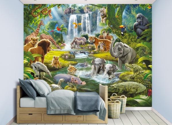 Walltastic Jungle Eventyr tapet 243 x 305 cm