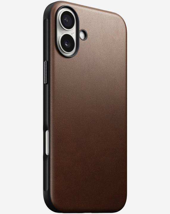 Immagine prodotto Nomad Custodia moderna in pelle - Marrone - iPhone 16 Plus (Apple iPhone 16 Plus)