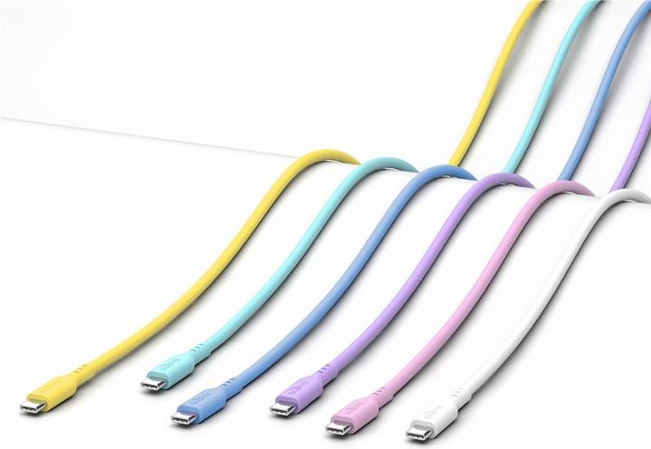 Produktbild Goobay USB-C-Silikonkabel, 1,5 m, gelb (1.50 m, USB 2.0, 60 W)