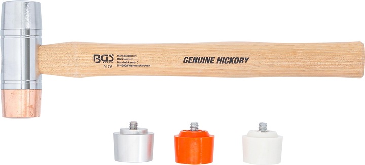 Immagine prodotto BGS Martello a testa intercambiabile Manico in Hickory Ø 35 mm (1310 g)
