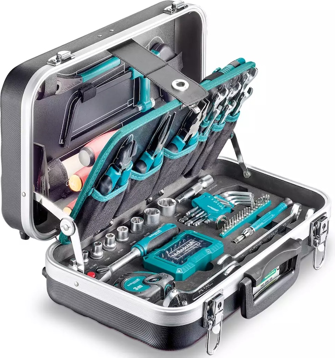 Actual product image technocraft ABS tool case Pro Mini (109 pieces)