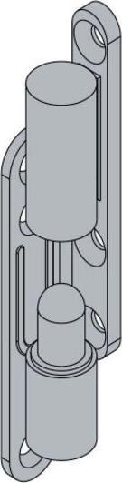 Actual product image Hettich Renovierband pulverbeschichtet 15x83,5 mm wei 2 Stck