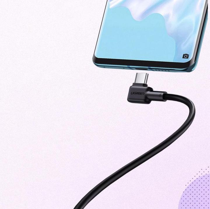 Produktbild Ugreen USB-C Huawei SuperCharge im 90 Grad L-Design (USB 3.0)