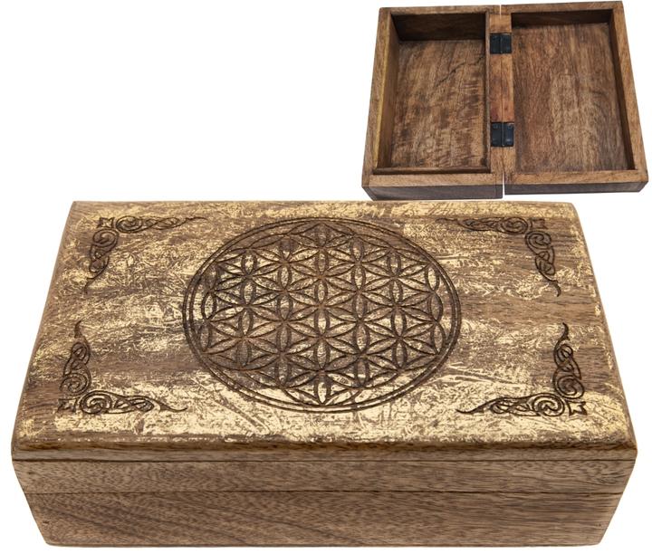 Image du produit Berk Boîte en bois "Fleur de vie (13.50 cm)