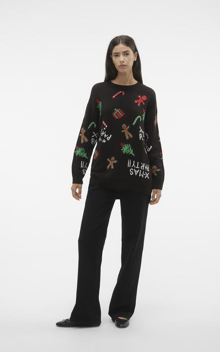 Produktbild Vero Moda VMXMASPARTY LS H/L O-NECK PULL. XMAS EXC Strickpullover (XS)