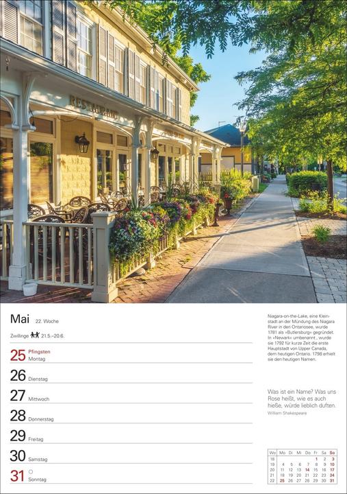 Produktbild Harenberg Kanada Wochenplaner 2026 - Eine Reise in 53 Bildern