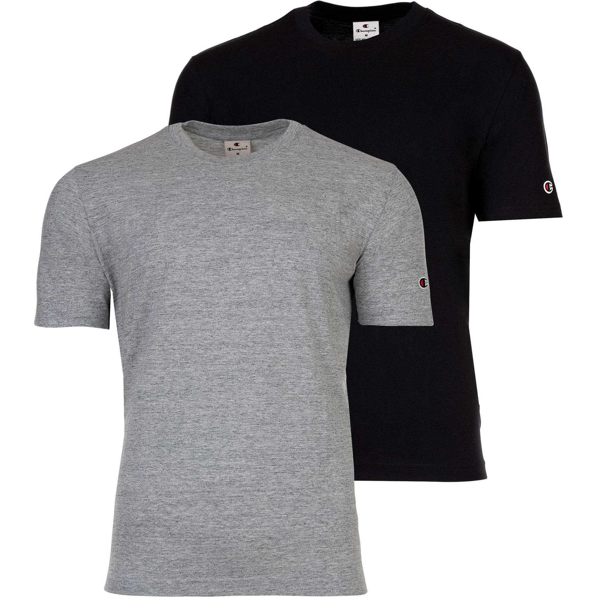 Champion, Herren, Shirt, T-Shirt Casual Figurbetont, Mehrfarbig, (L)