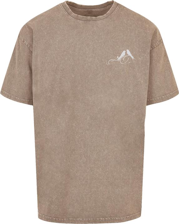 Produktbild Merchcode Love Birds Acid Washed Heavy Oversize Tee - 134769 (S)