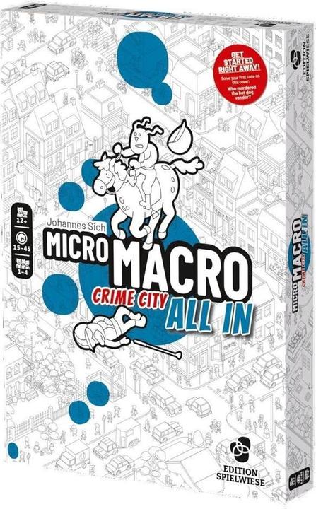 Actual product image Pegasus MicroMacro Crime City - All in EN (English, 1 - 4 Players)